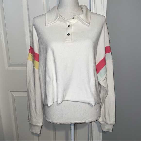 Wildfox Tops - NWT Wildfox Candy Stripe Miami Polo